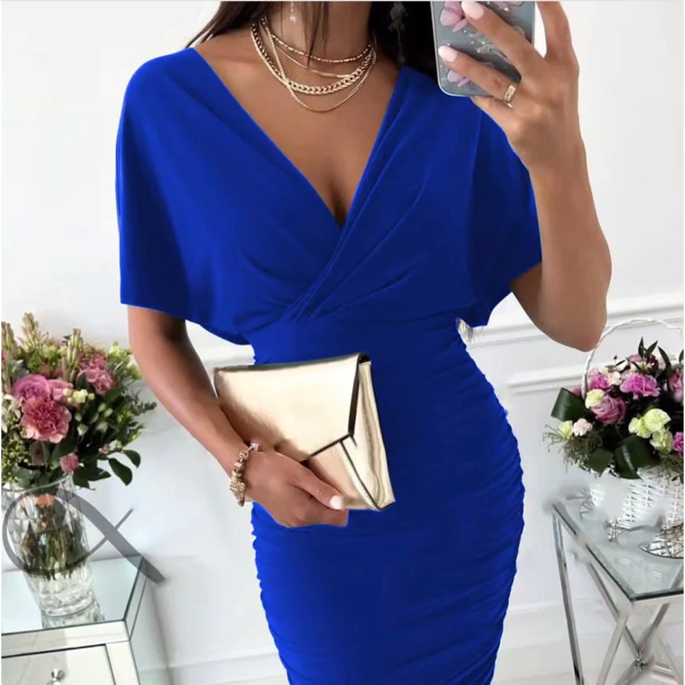 royal blue , never worn like new dress
